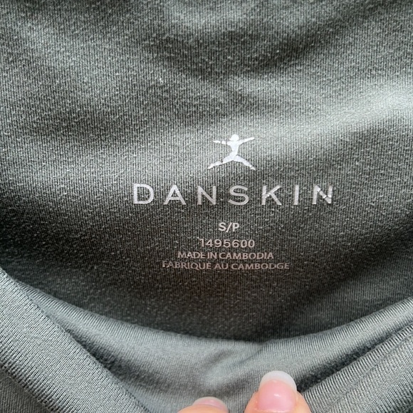 Danskin High Rise, Cropped, Workout Leggings - Sage Green - Size S - Picture 5 of 11
